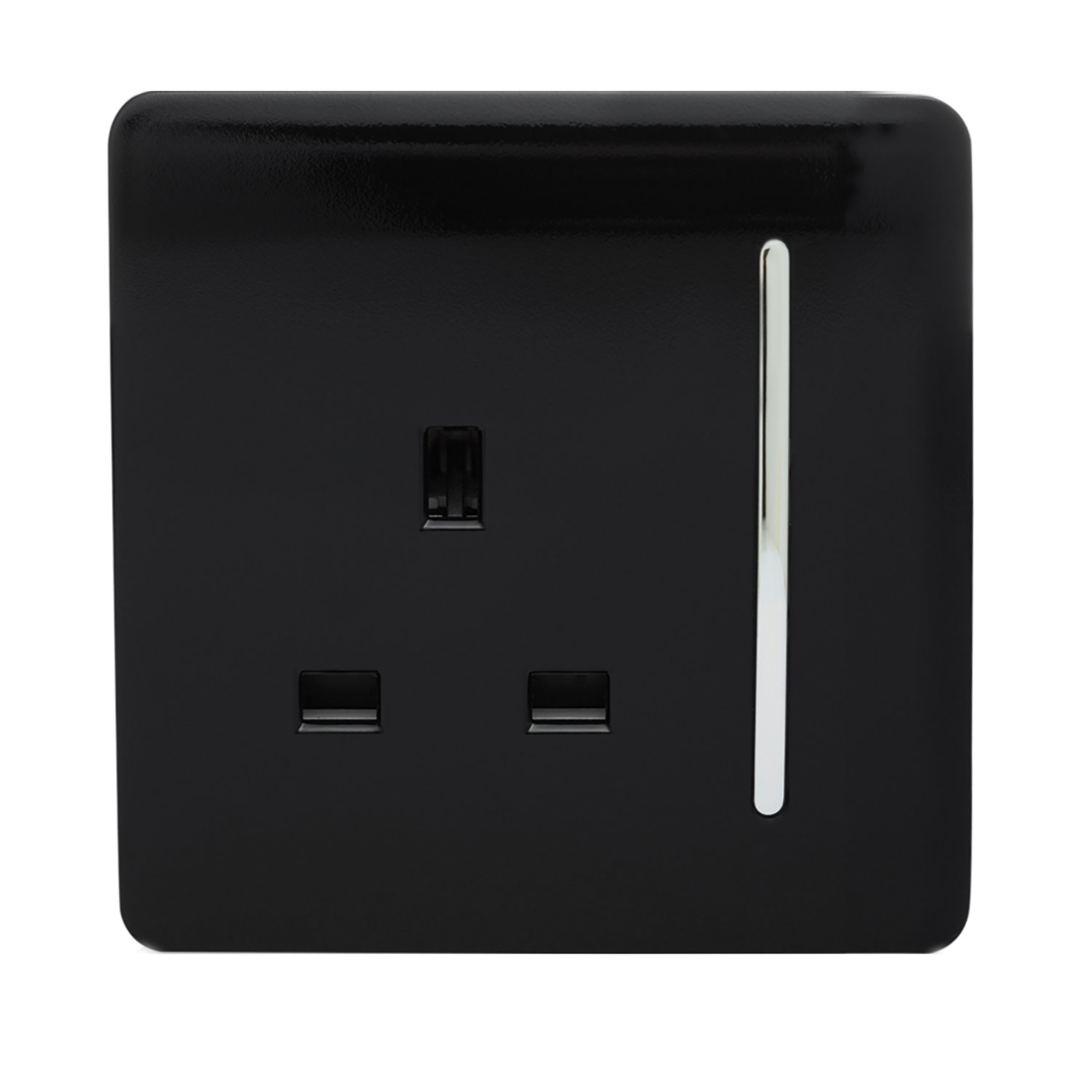 ART-SKT13BK  1 Gang 13Amp Switched Single Socket Gloss Black